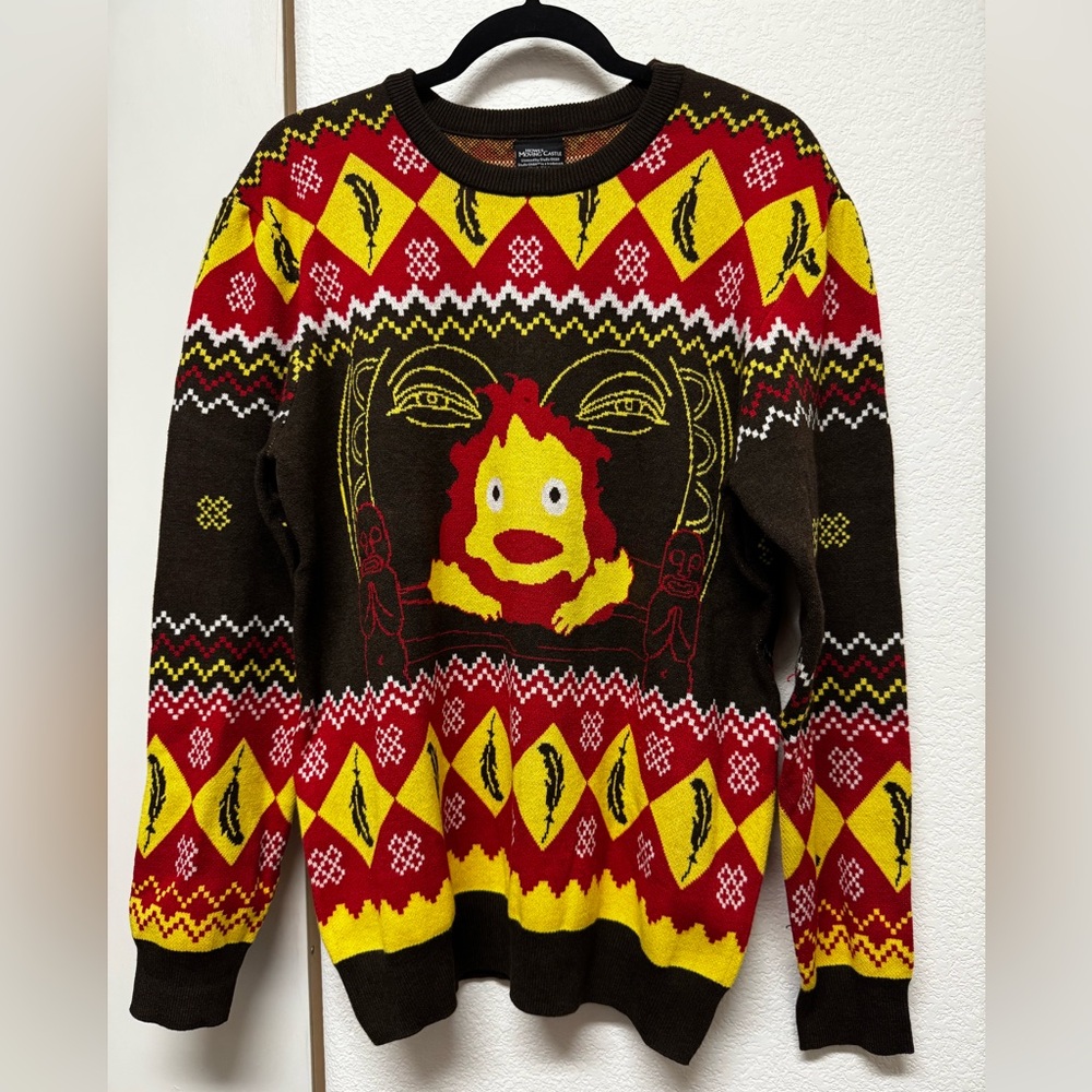 Howls Moving Castle Calcifer Sweater